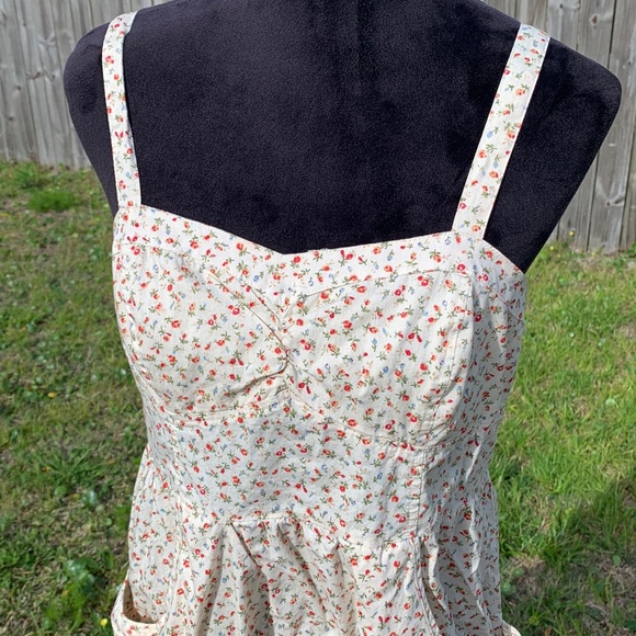 MOSSIMO Cottagecore Prairie Cotton Dress L - Picture 2 of 11